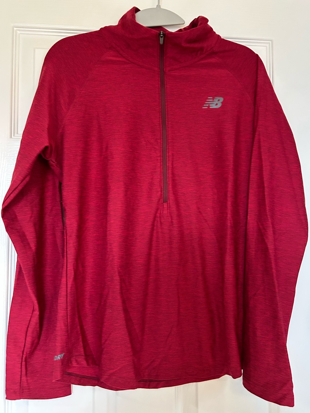 New Balance Red Quarter-Zip Training Jacket